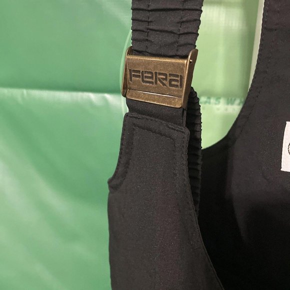 FERA INTERNATIONALE Women's VINTAGE stirrup ski BIBS in BLACK sz 8S -  EUC - Picture 11 of 14